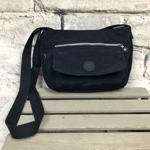 Kipling Callie True Blue Crossbody Canvas Bag
